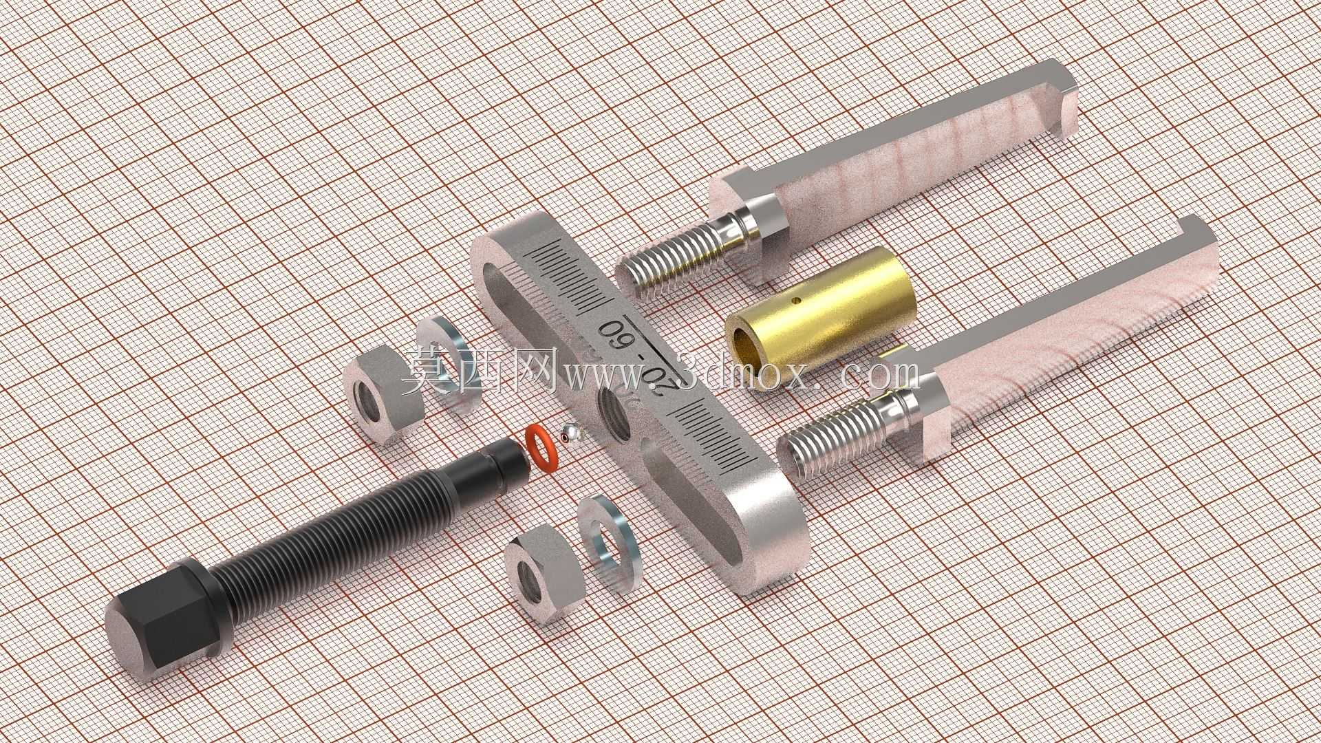 刮水器臂的双臂拉具