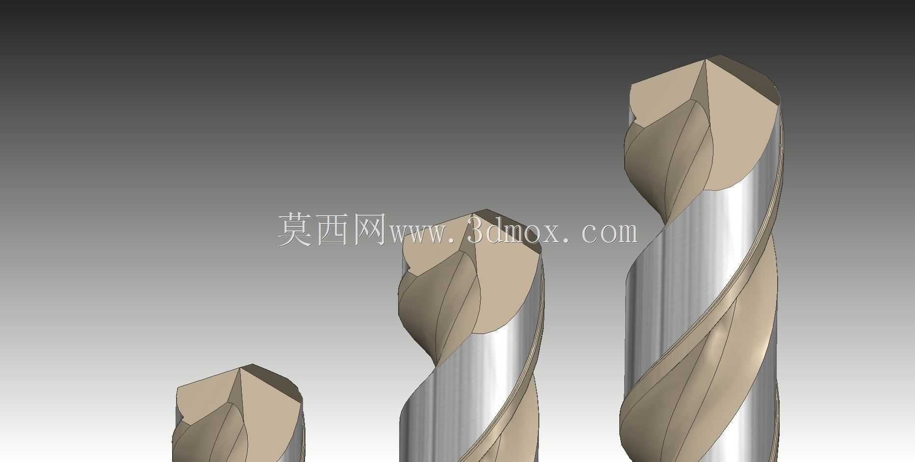 钻头组DIN338 3-12mm(高细节\u0026完全参数化)