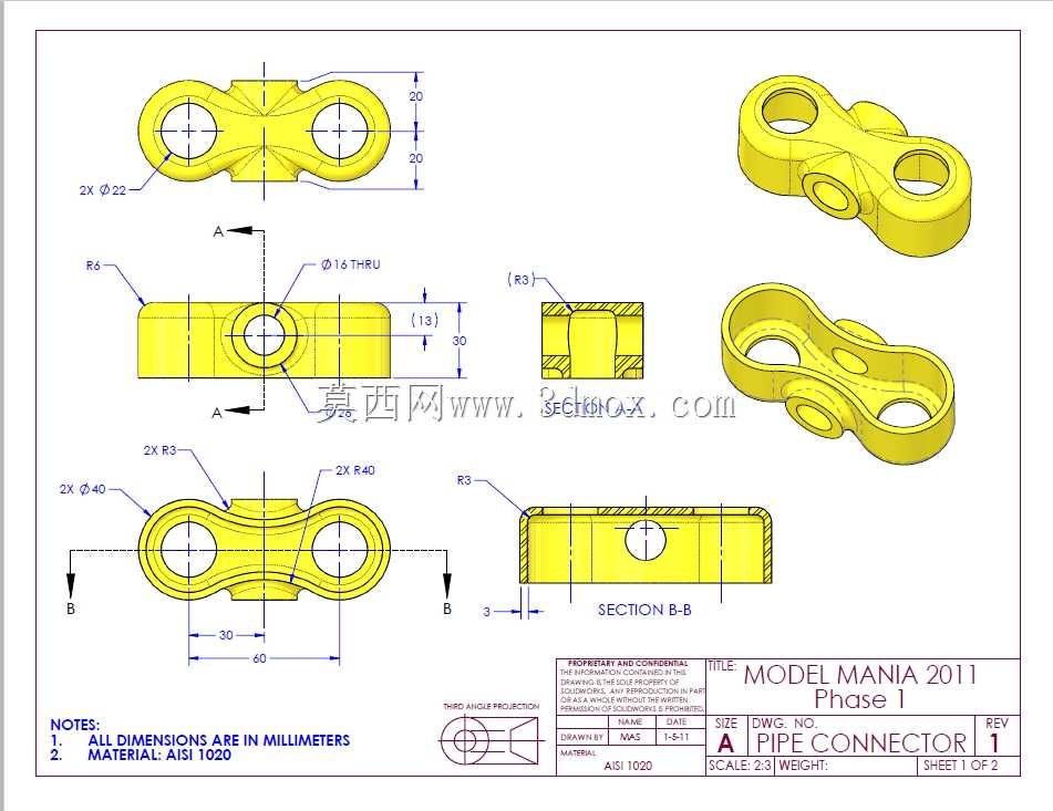 SOLIDWORKS����ʵ����2011��ģ�ؿ��ȡ�