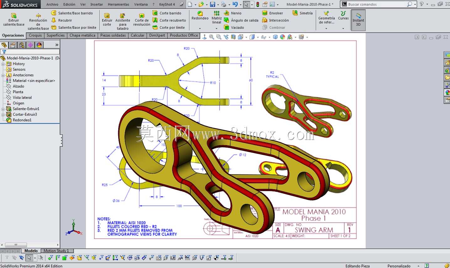 SOLIDWORKS�����ʵ����ģ�Ϳ���2010��