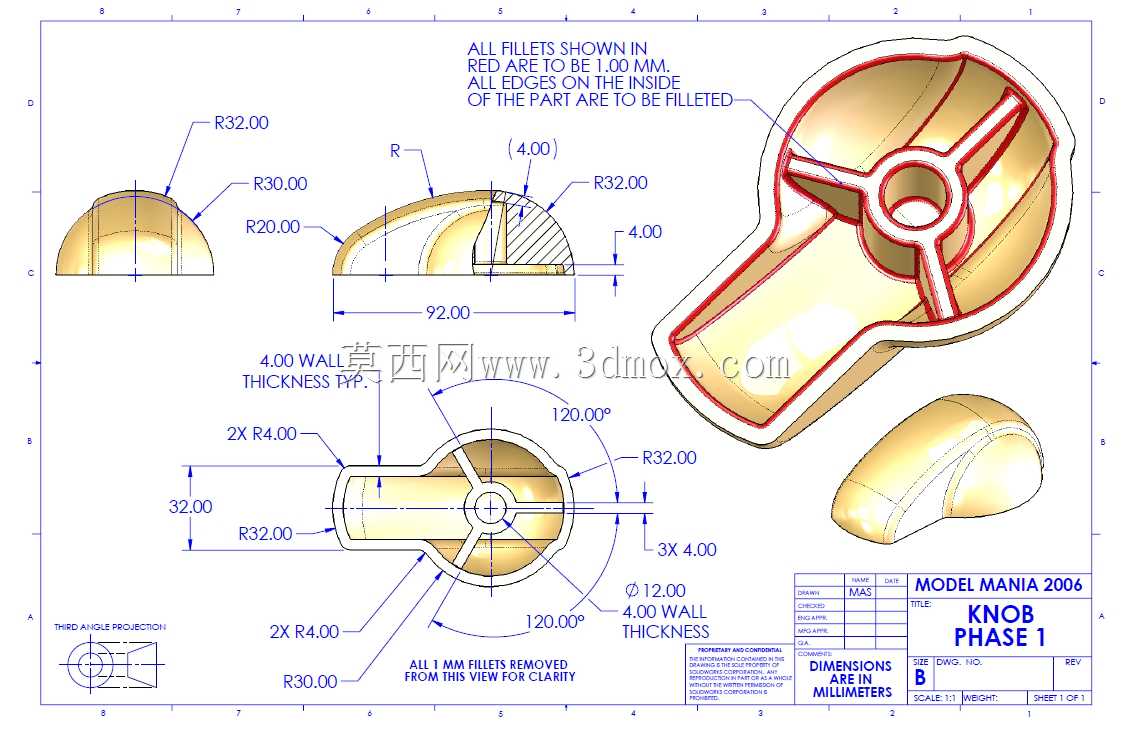 SOLIDWORKS世界的实践:2006年模型狂热。
