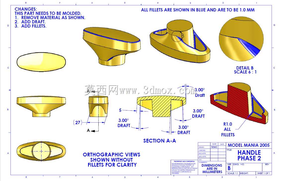 SOLIDWORKS世界的实践:模型狂热2005