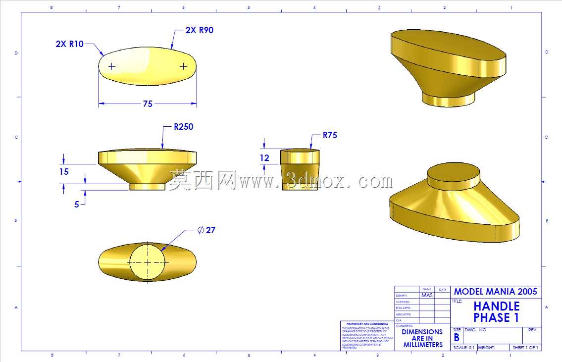 SOLIDWORKS世界的实践:模型狂热2005