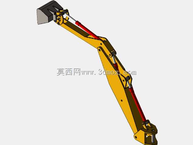Brazo Retroexcavador(Universidad Cesar Vallejo)SolidWorks基于事件的运动分析。