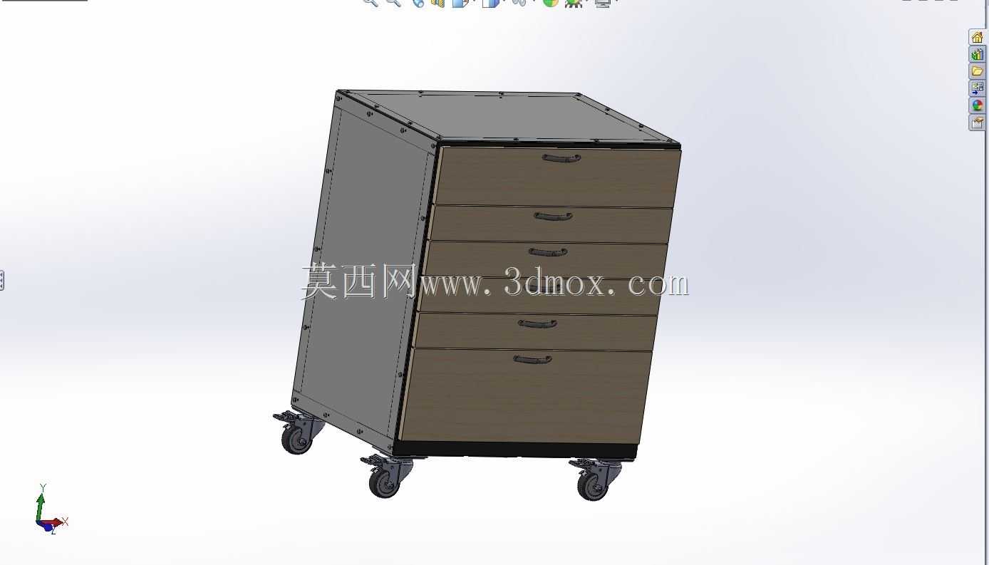 带抽屉的工具车