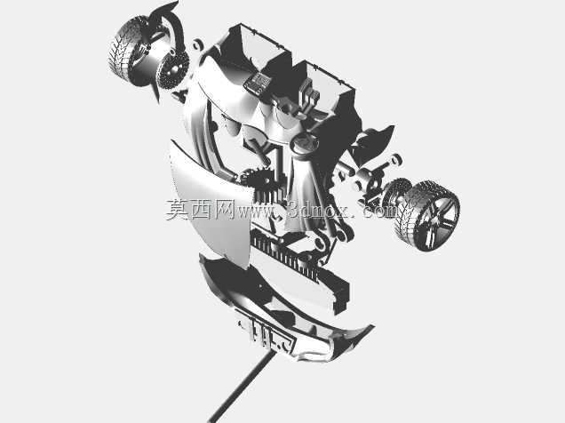 广南卫-3D可打印模型车