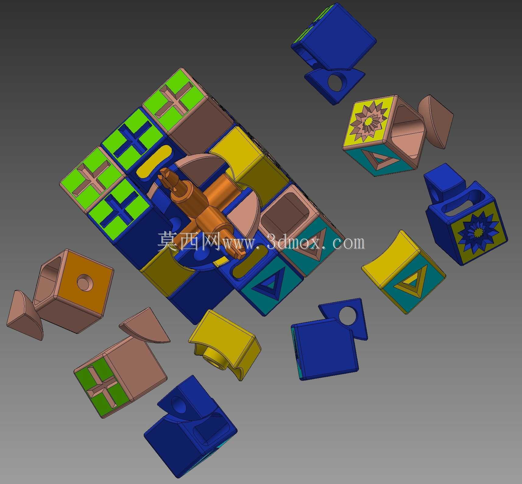Magic cube、braz、Autodesk Inventor\u0026 Fusion 2013