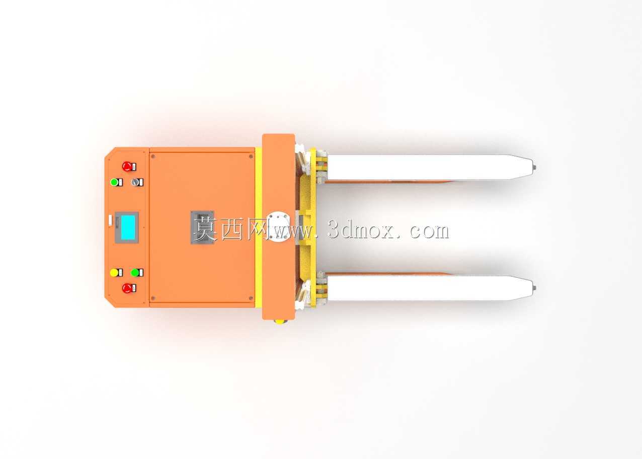 叉车式AGV三维设计模型