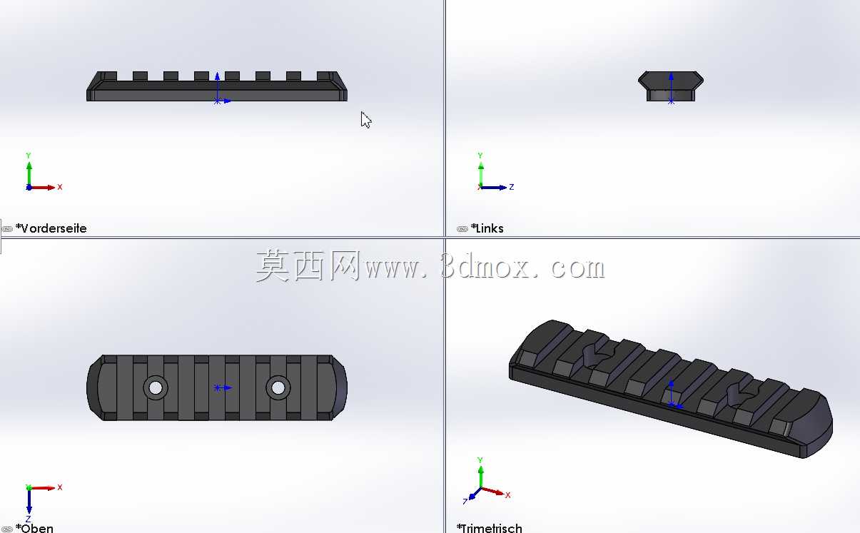 M-LOK-7槽-Picatinny铁路