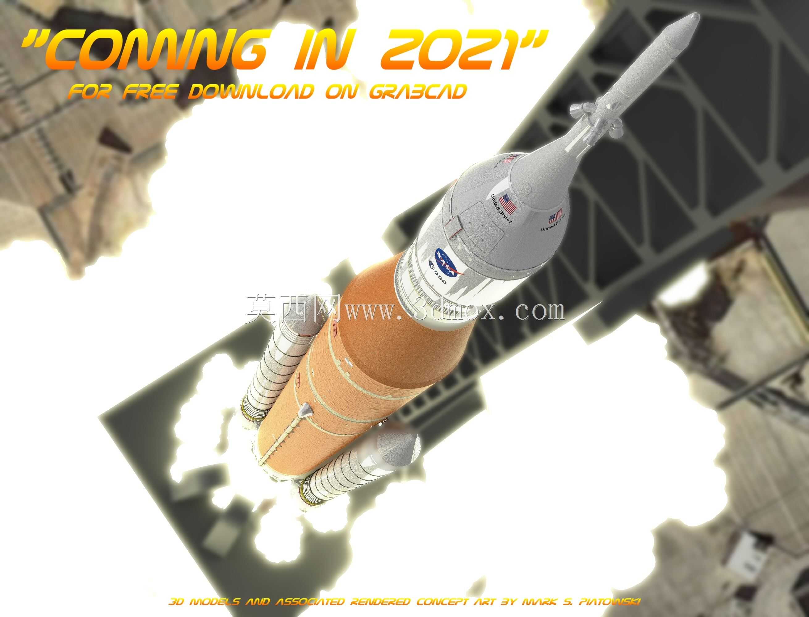 用于Solidworks 2019的猎户座飞船“阿尔忒弥斯1号”