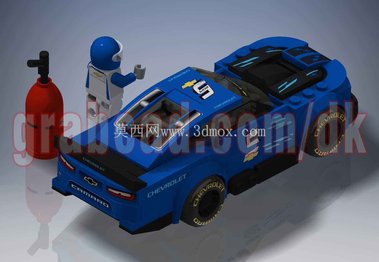 乐高速度冠军-雪佛兰Camaro ZL1赛车(75891)