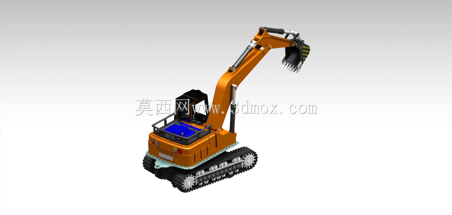 挖掘机玩具模型