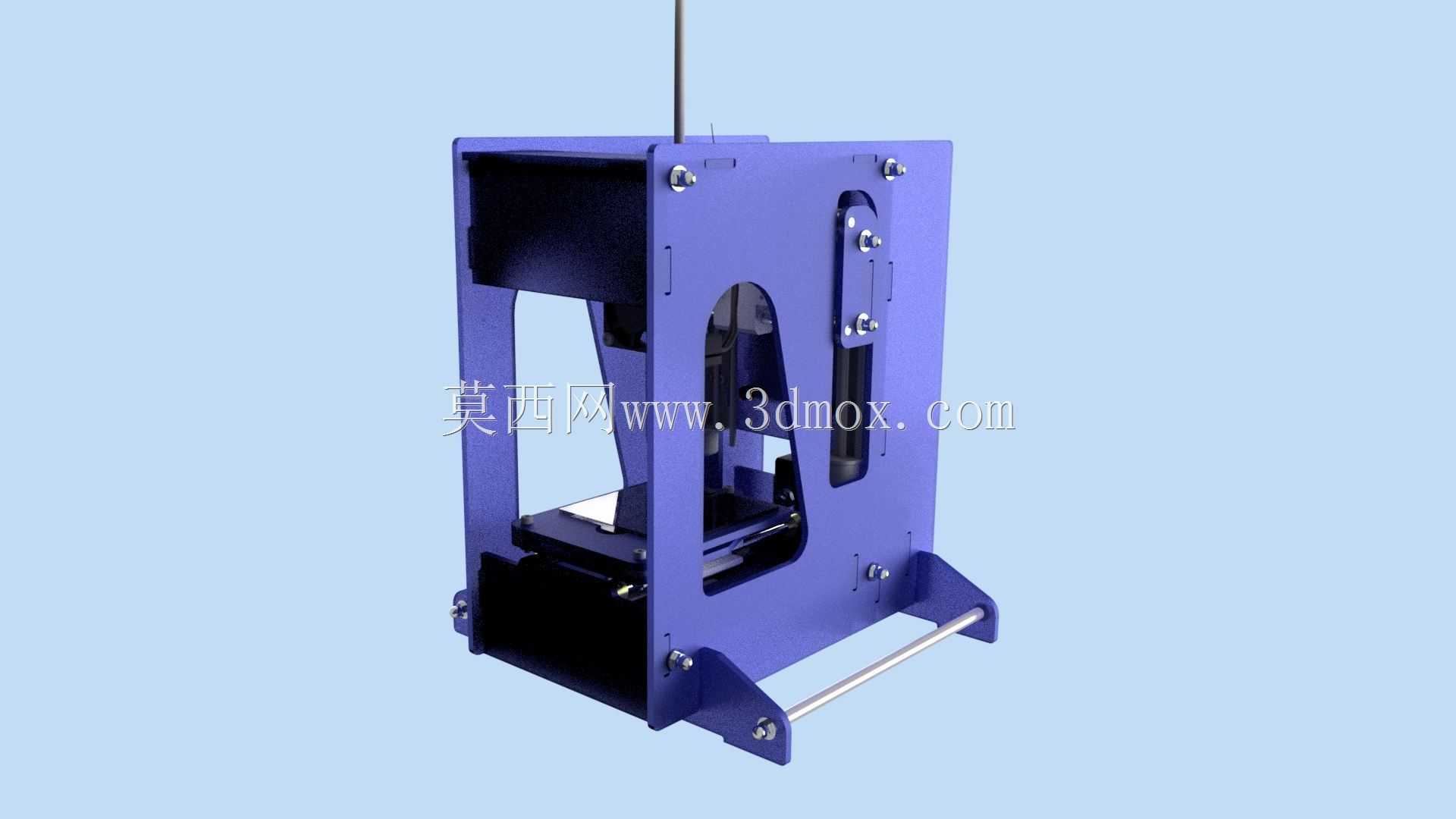 带螺丝的迷你3D打印机
