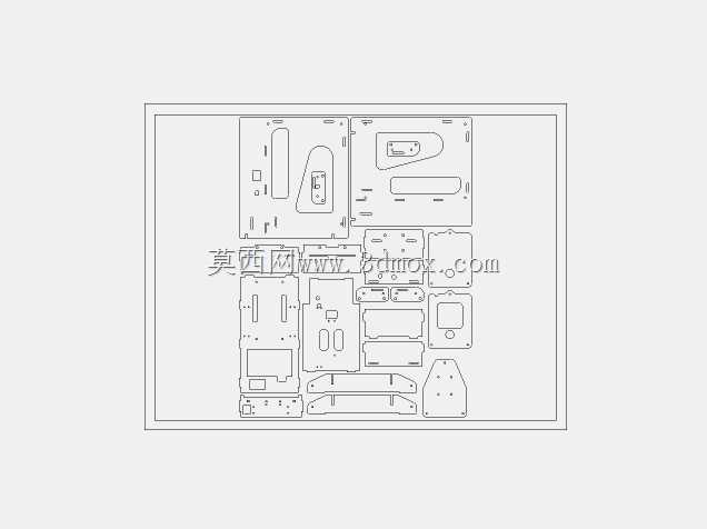 带螺丝的迷你3D打印机