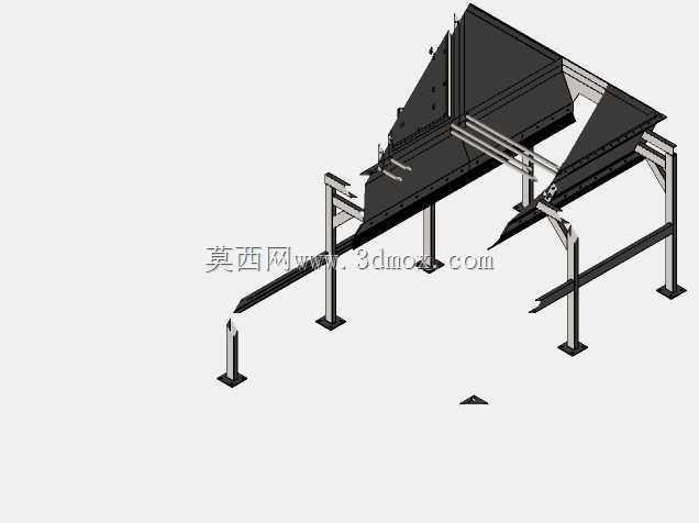 带支架的局部袋式除尘器SBF-L-S-45-40-OH(无内部构件)