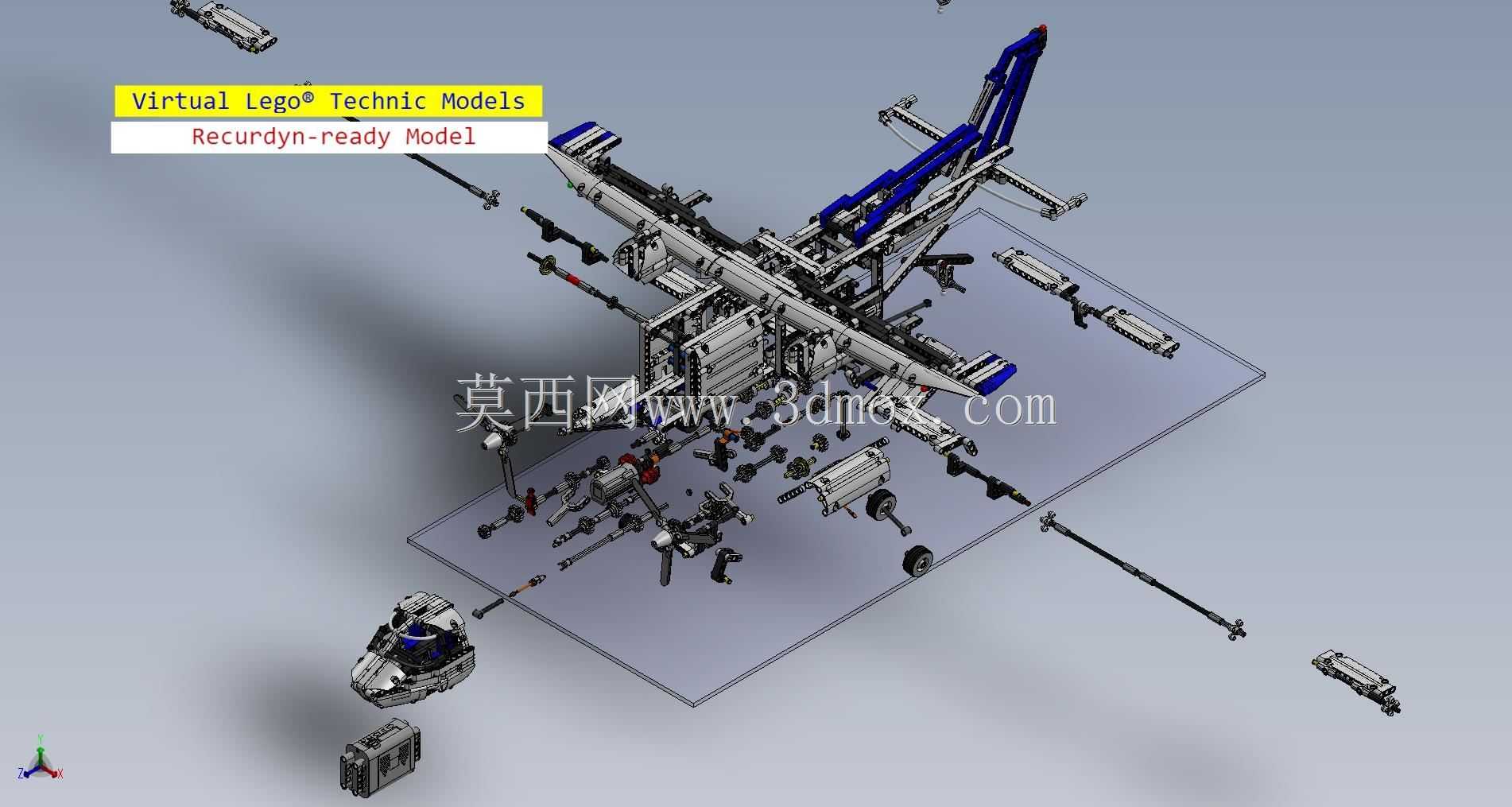 vLTm 42025-1乐高技术-85部分1297组件