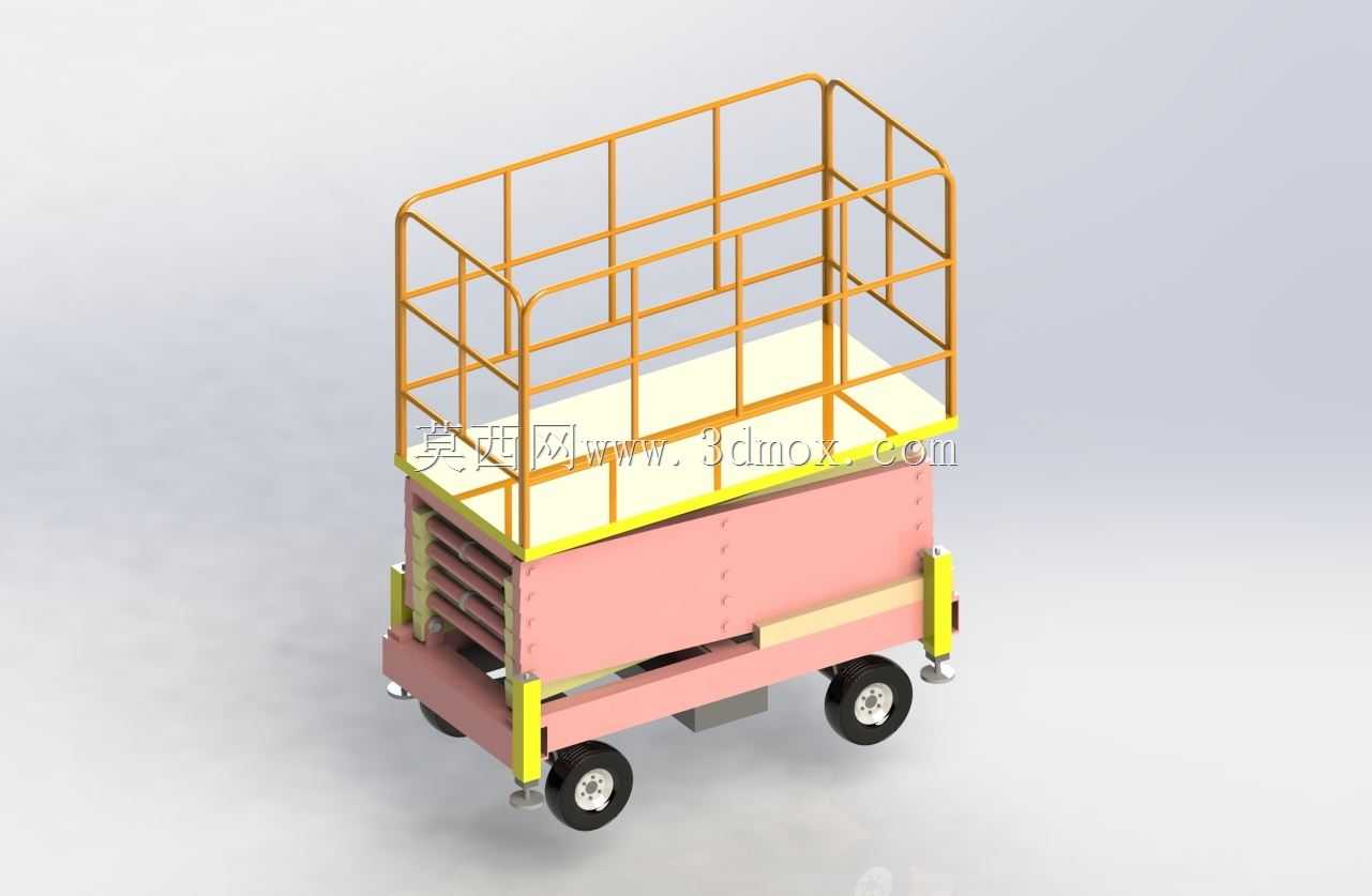 剪式升降机500 KG清洁/工人维护