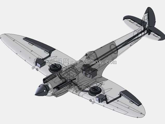 R/C Spitfire Super marine MK VIII防火墙调整