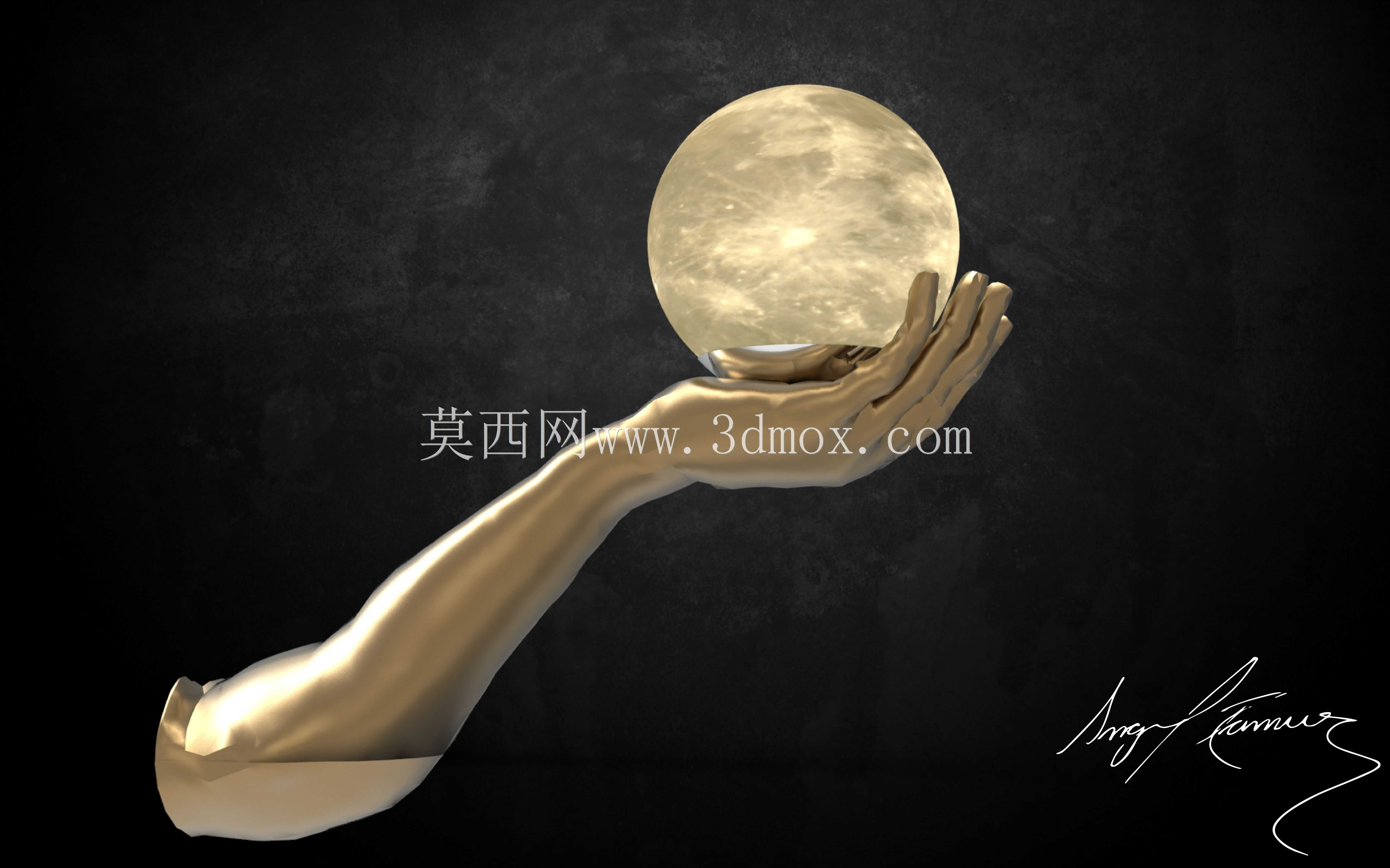 抱月壁灯