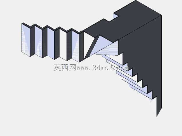 楼梯的金属框架