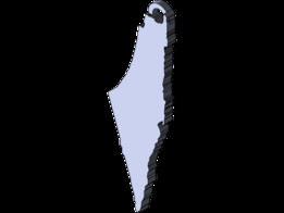 巴勒斯坦地图\u0026 3D打印机钥匙链