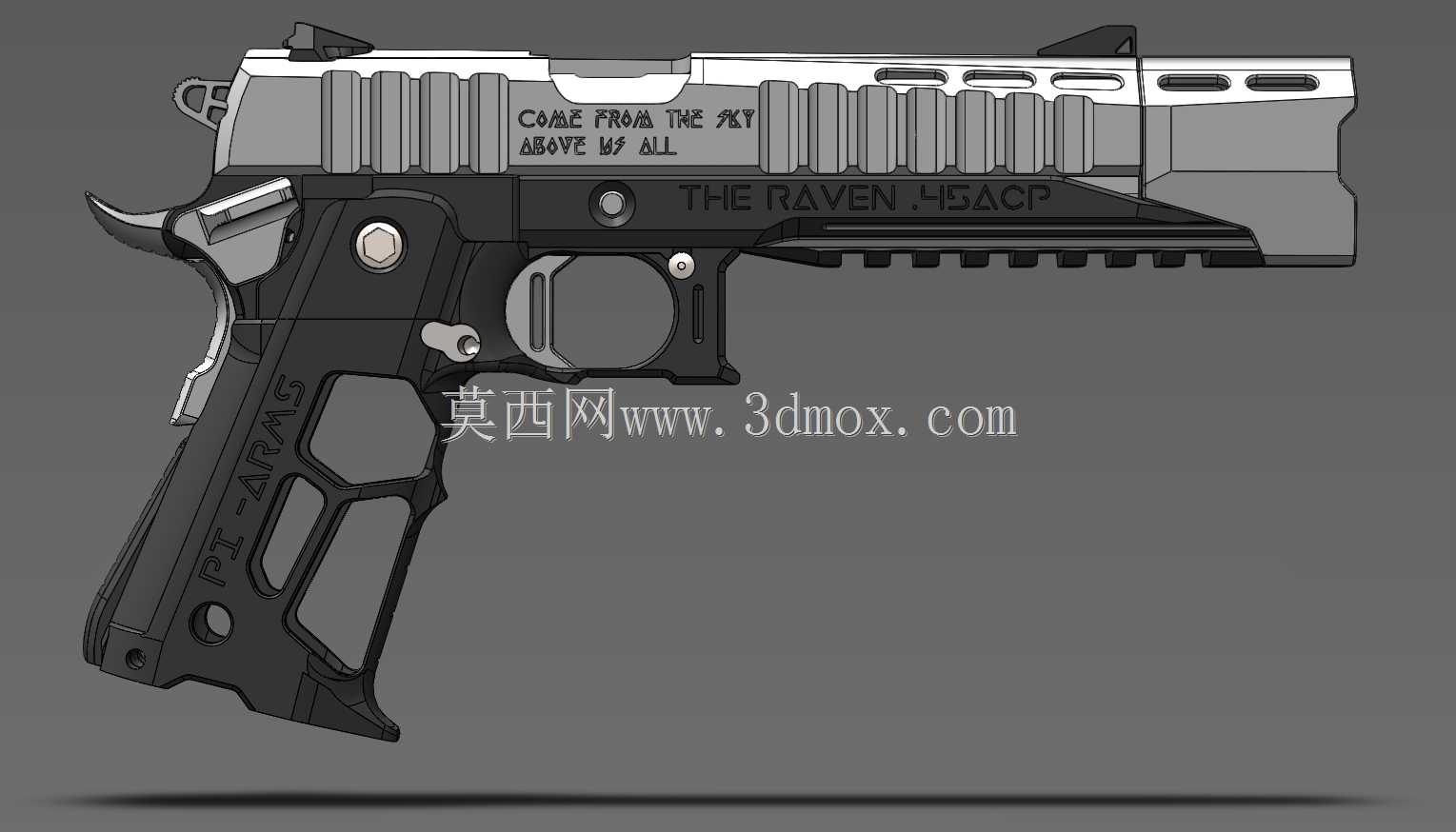 皮臂乌鸦。45ACP