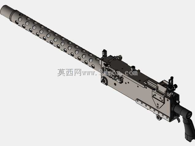 加州布朗宁M1919A4。30-06斯普林菲尔德机枪(约1969年)