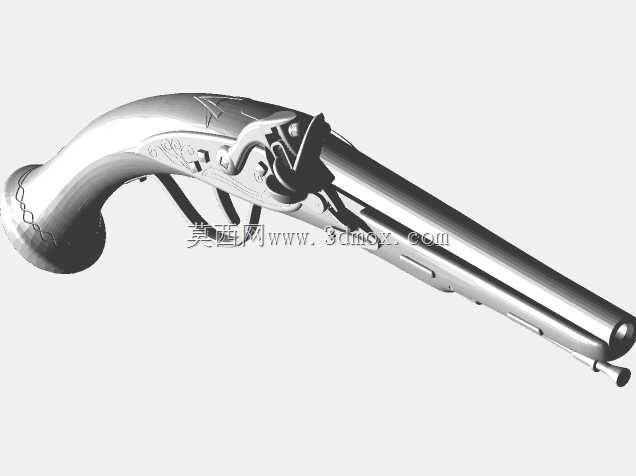 Flintlock手枪-全机械-全实体模型
