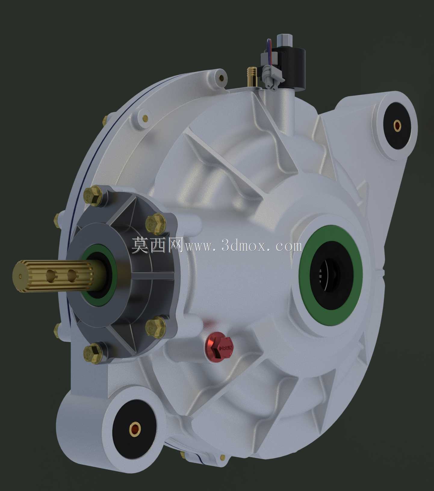 John Deere Gator 825i自动接合前差速器轮毂总成