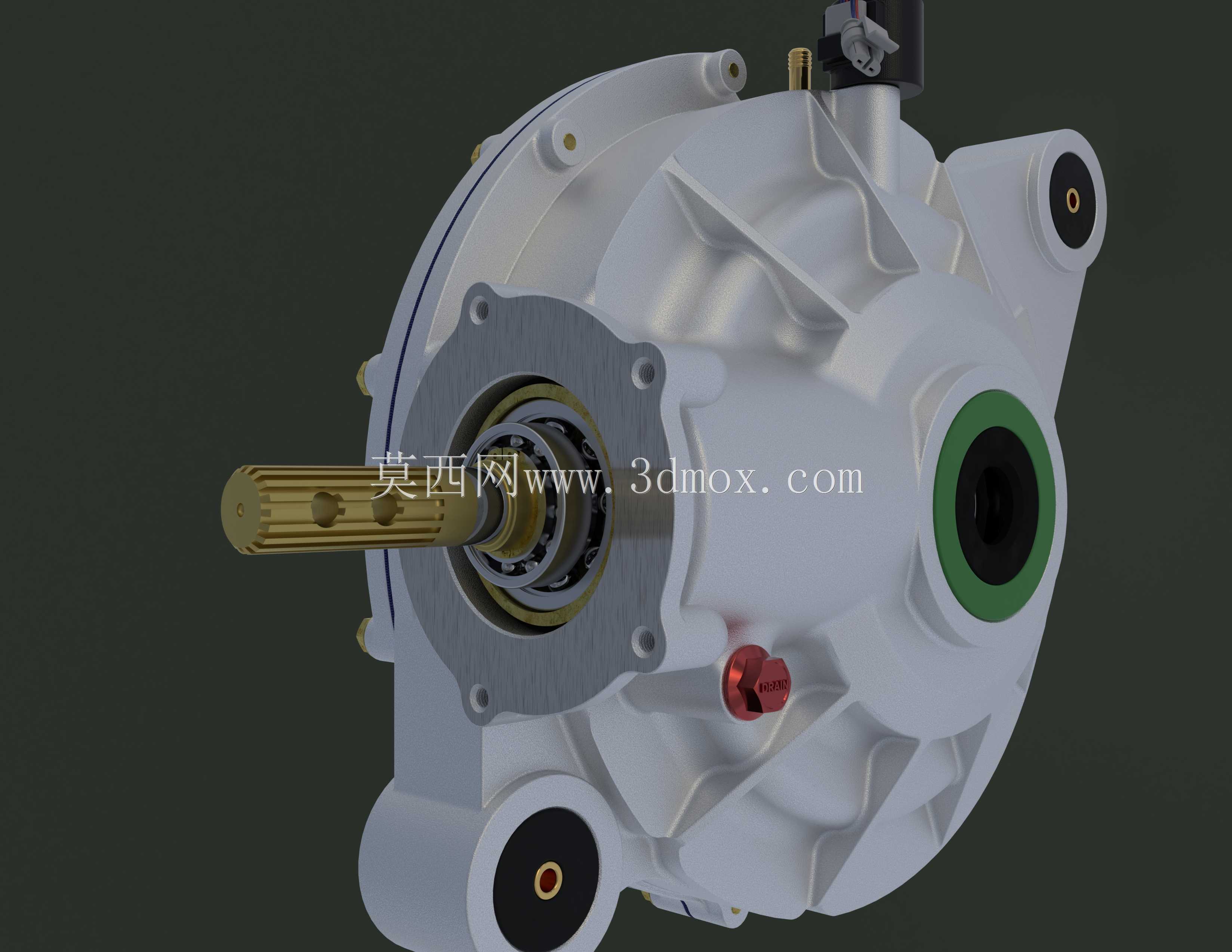 John Deere Gator 825i自动接合前差速器轮毂总成
