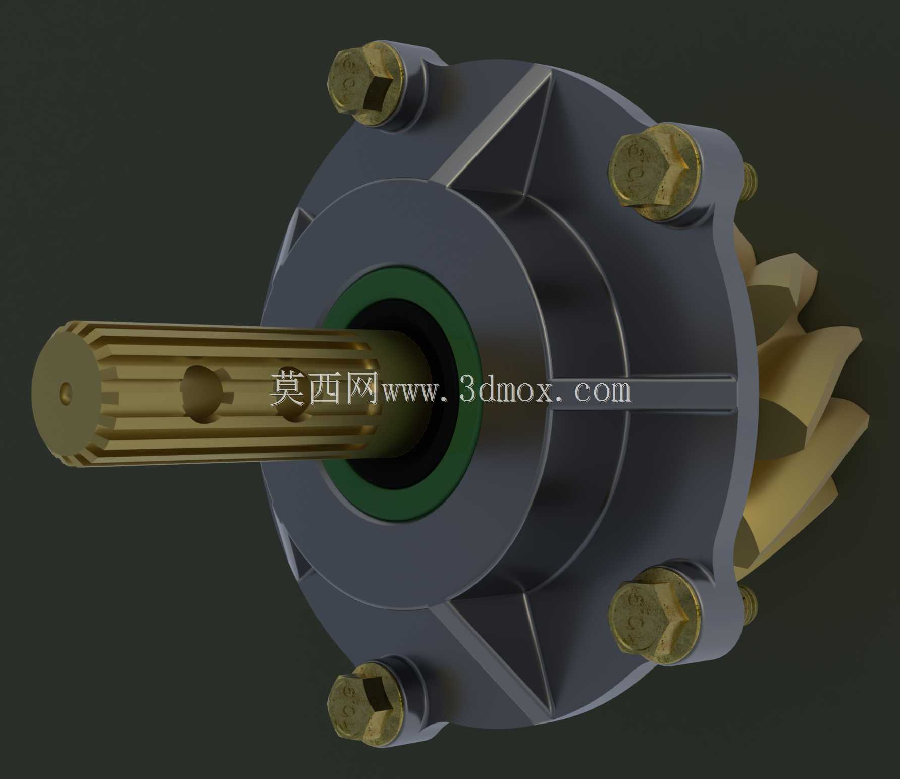 John Deere Gator 825i自动接合前差速器轮毂总成