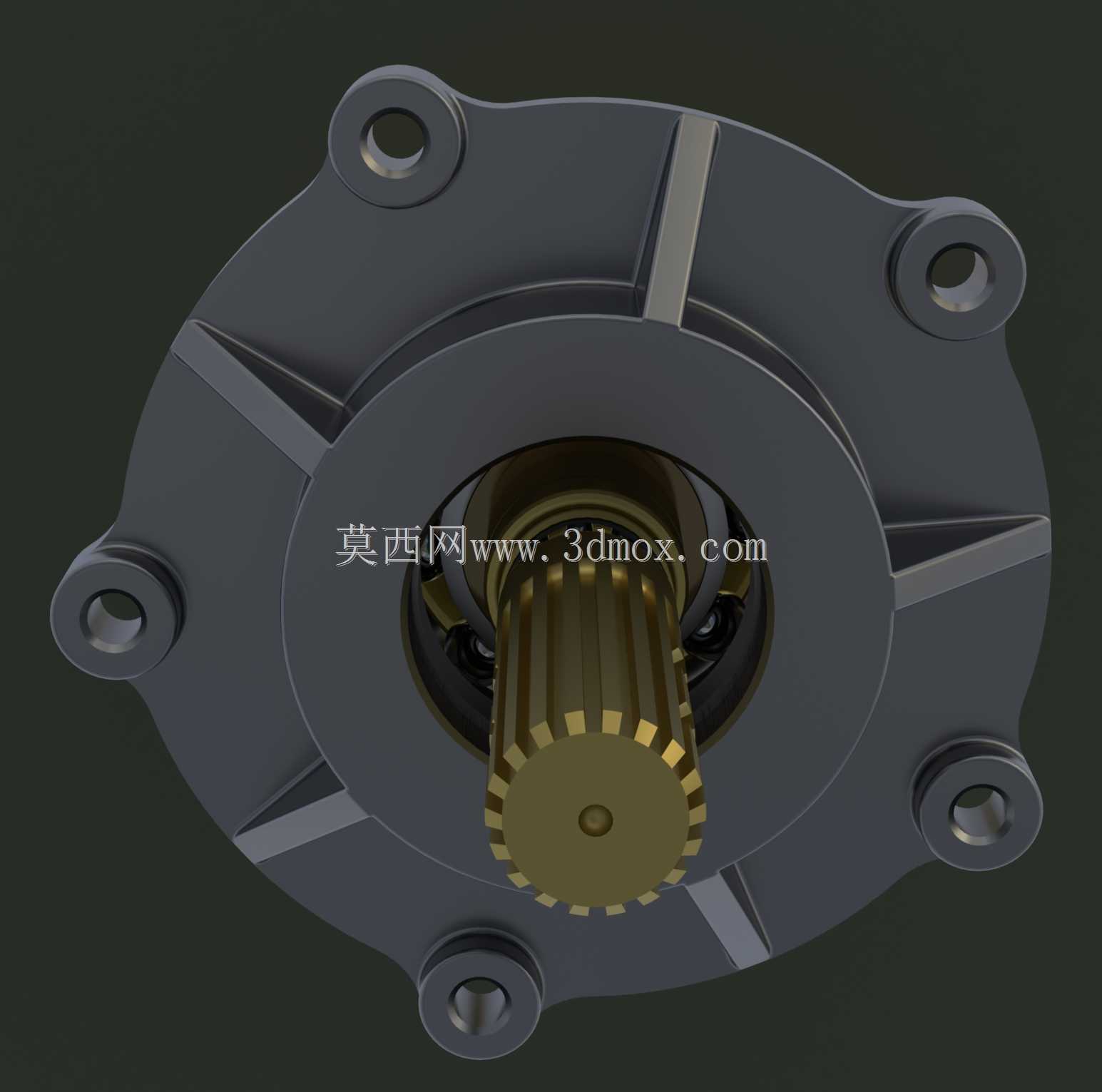 John Deere Gator 825i自动接合前差速器轮毂总成