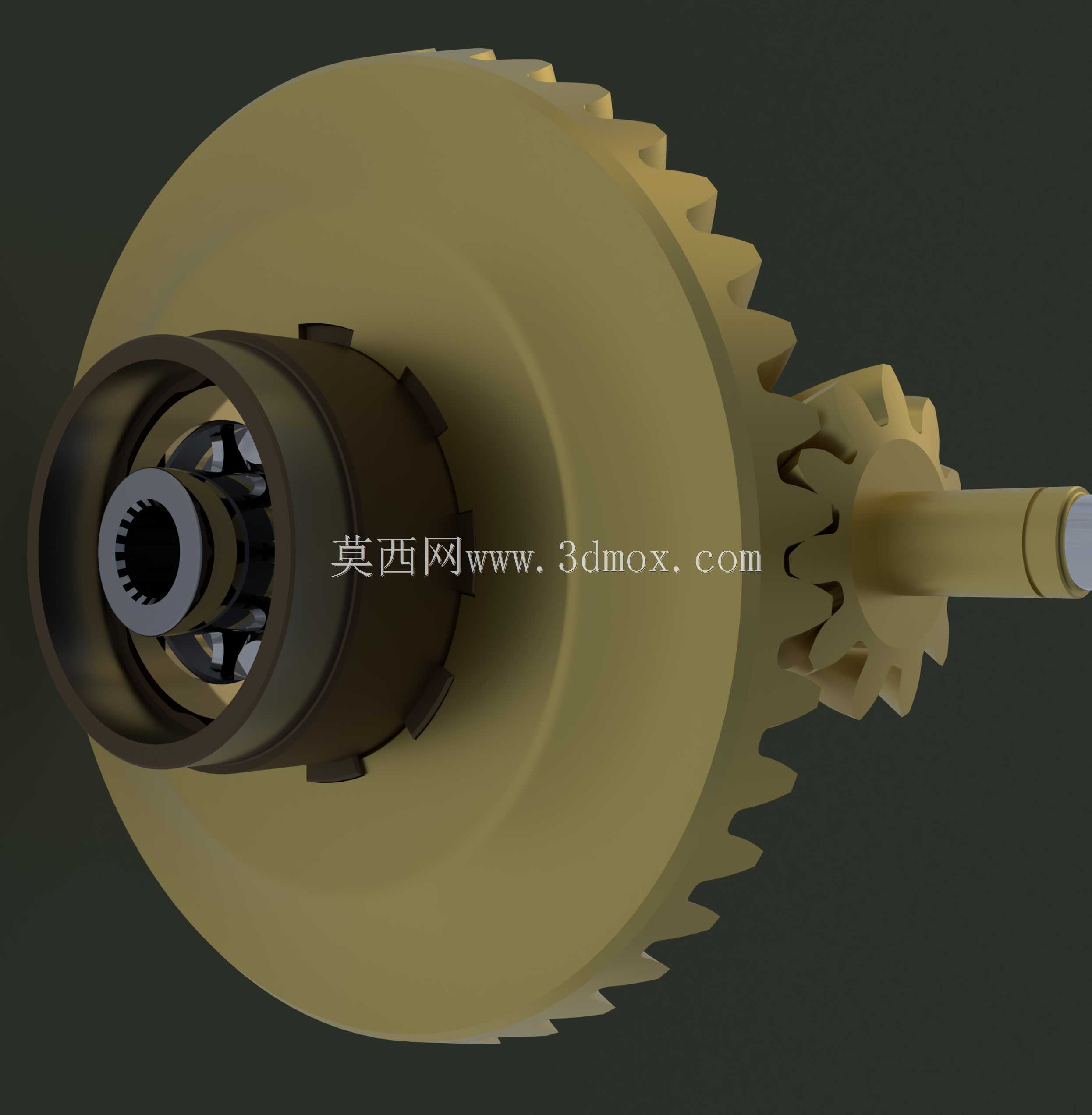 John Deere Gator 825i自动接合前差速器轮毂总成