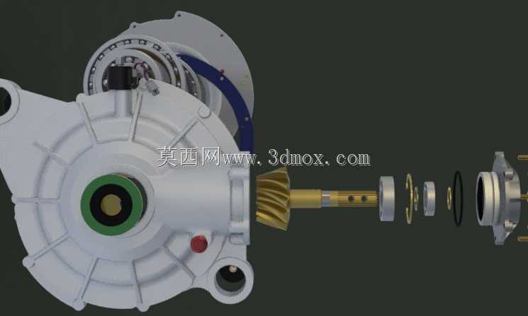 John Deere Gator 825i自动接合前差速器轮毂总成