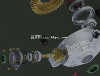 John Deere Gator 825i自动接合前差速器轮毂总成