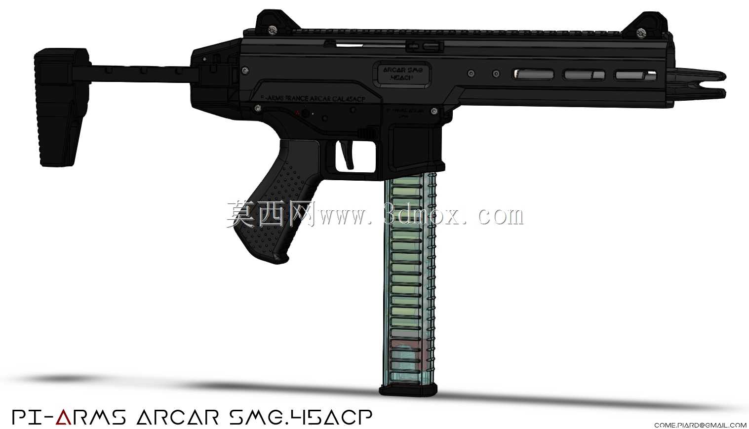 PI-ARMS ARCAR SMG.45ACP\u0026 ARCAR SMG-S.45ACP