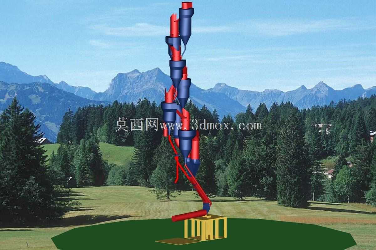带燃烧室的窑上膨胀预热器