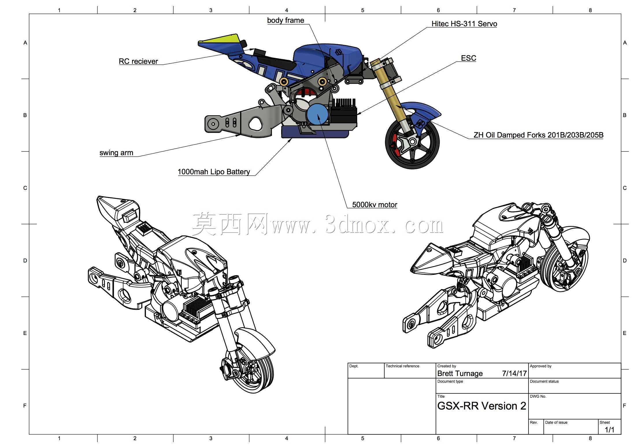 2016��ľGSX-RR 1:8����RC MotoGP�汾2