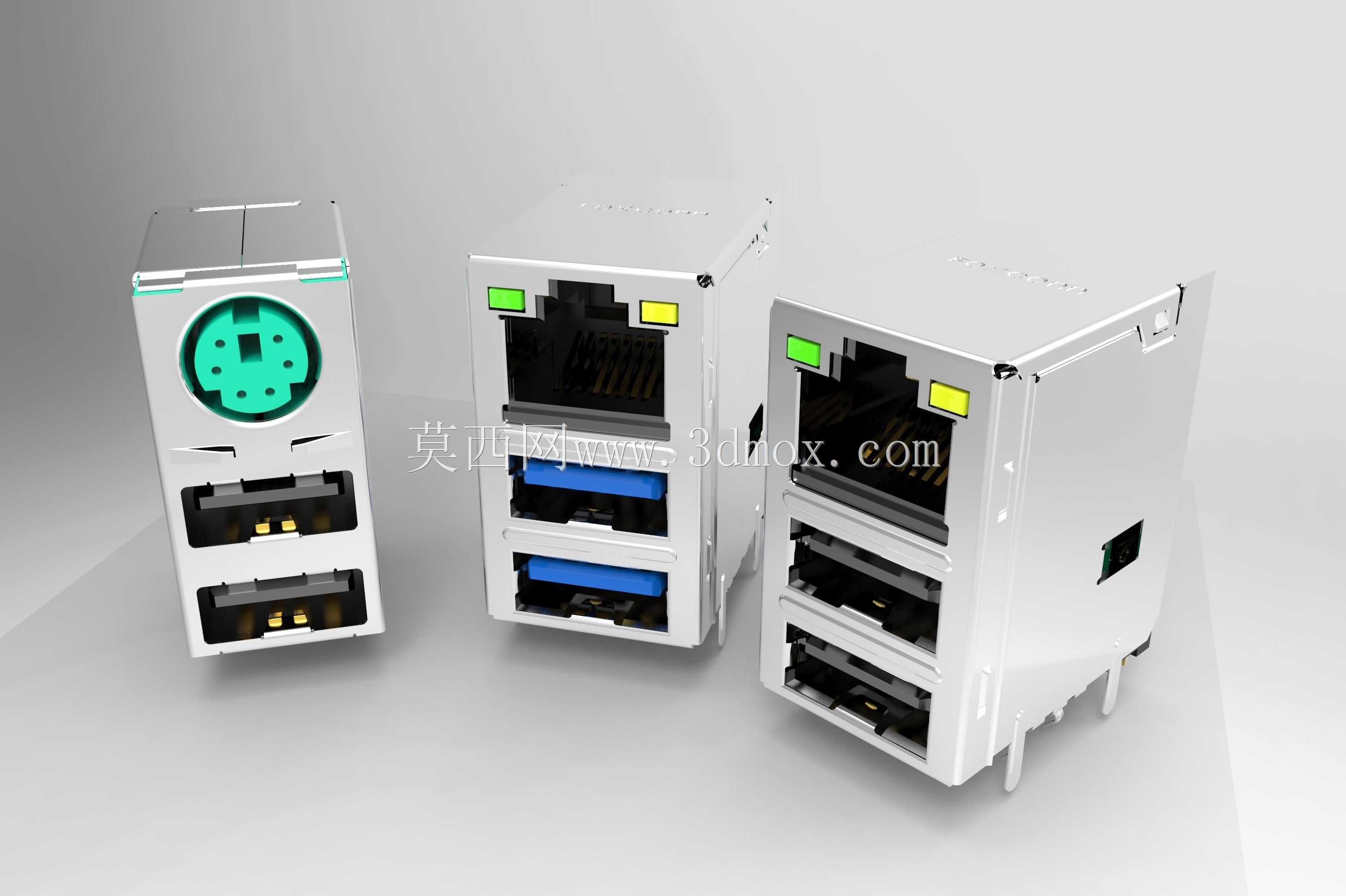 带PS2/LAN的双USB2.0/USB3.0
