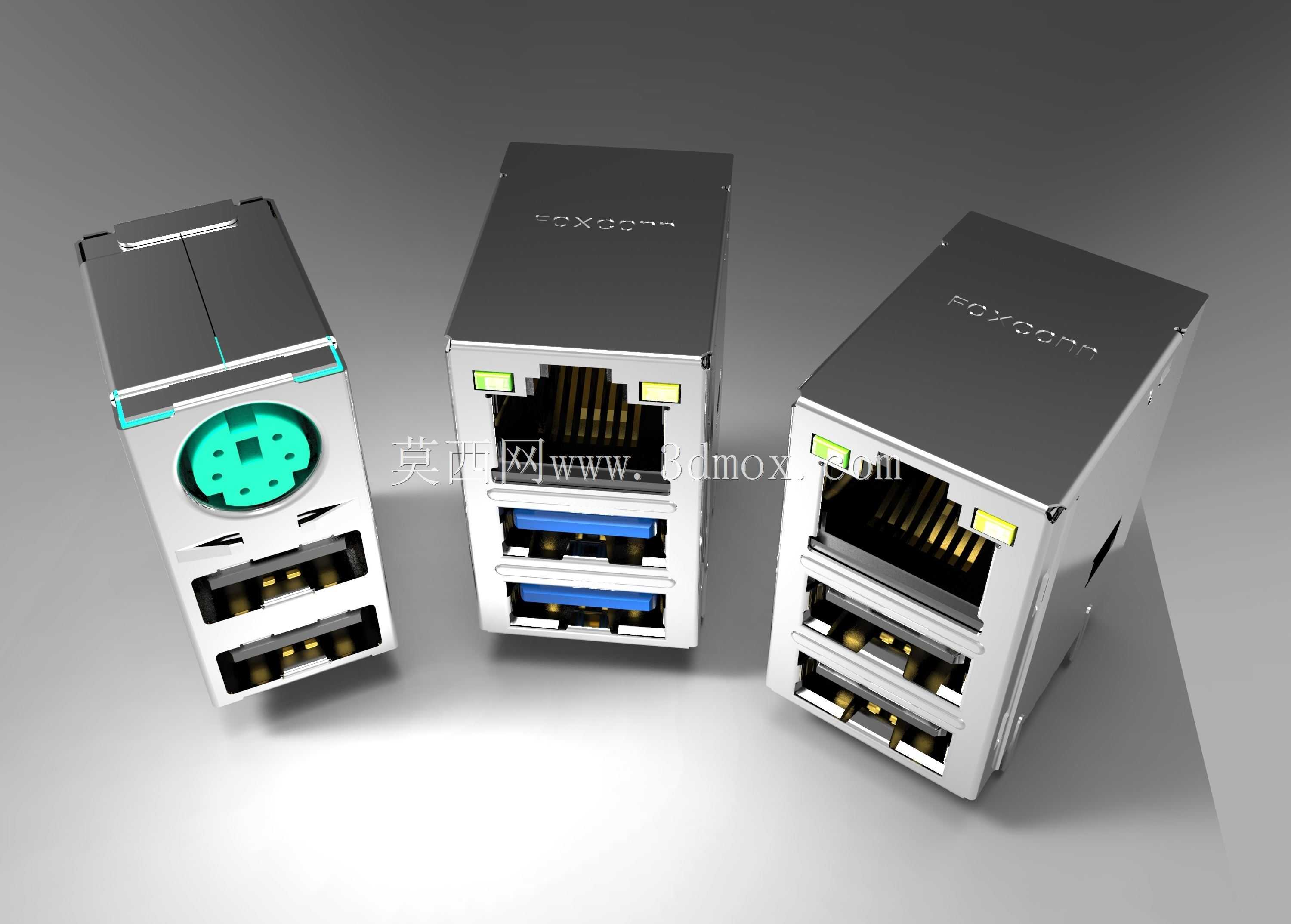 带PS2/LAN的双USB2.0/USB3.0