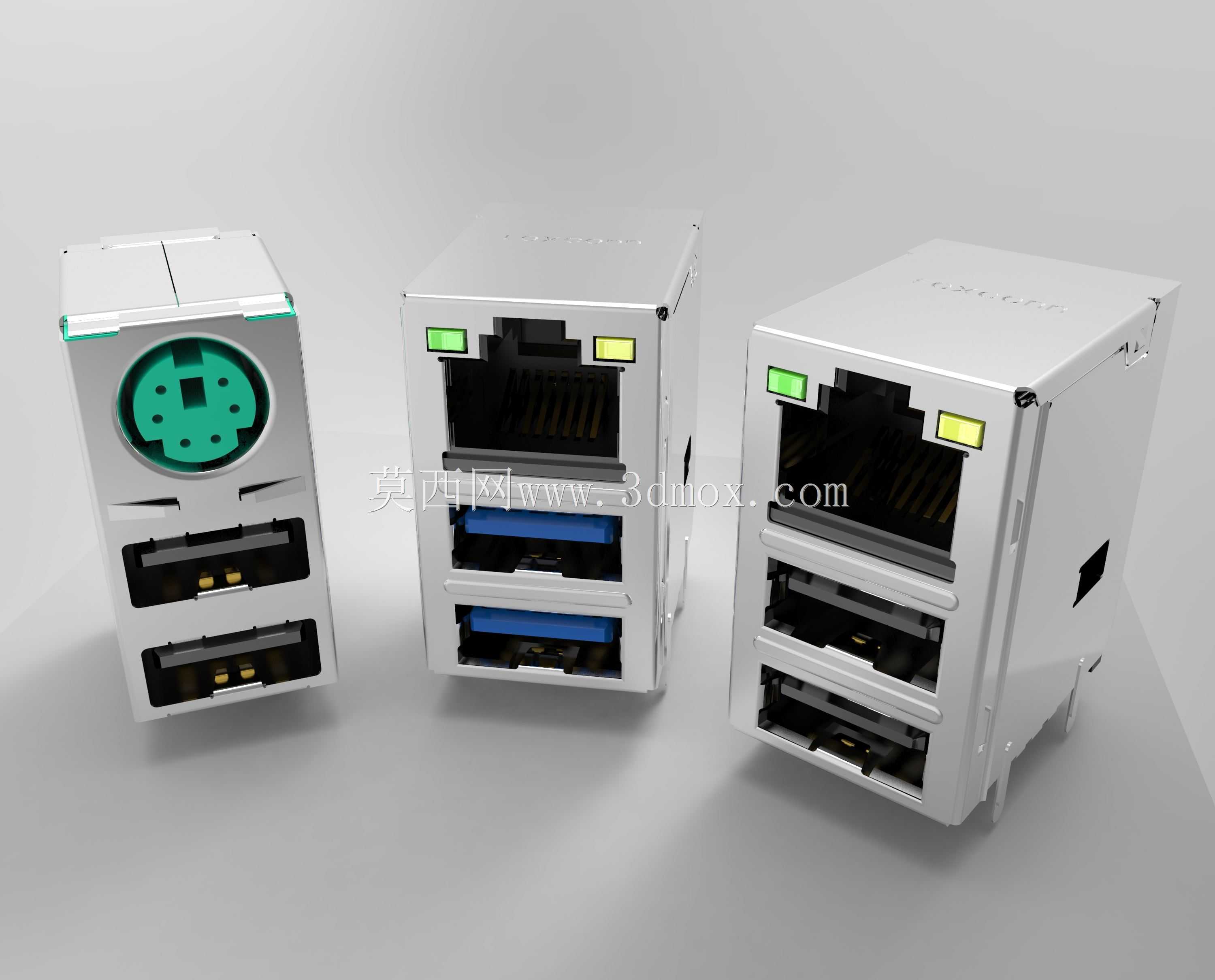 带PS2/LAN的双USB2.0/USB3.0