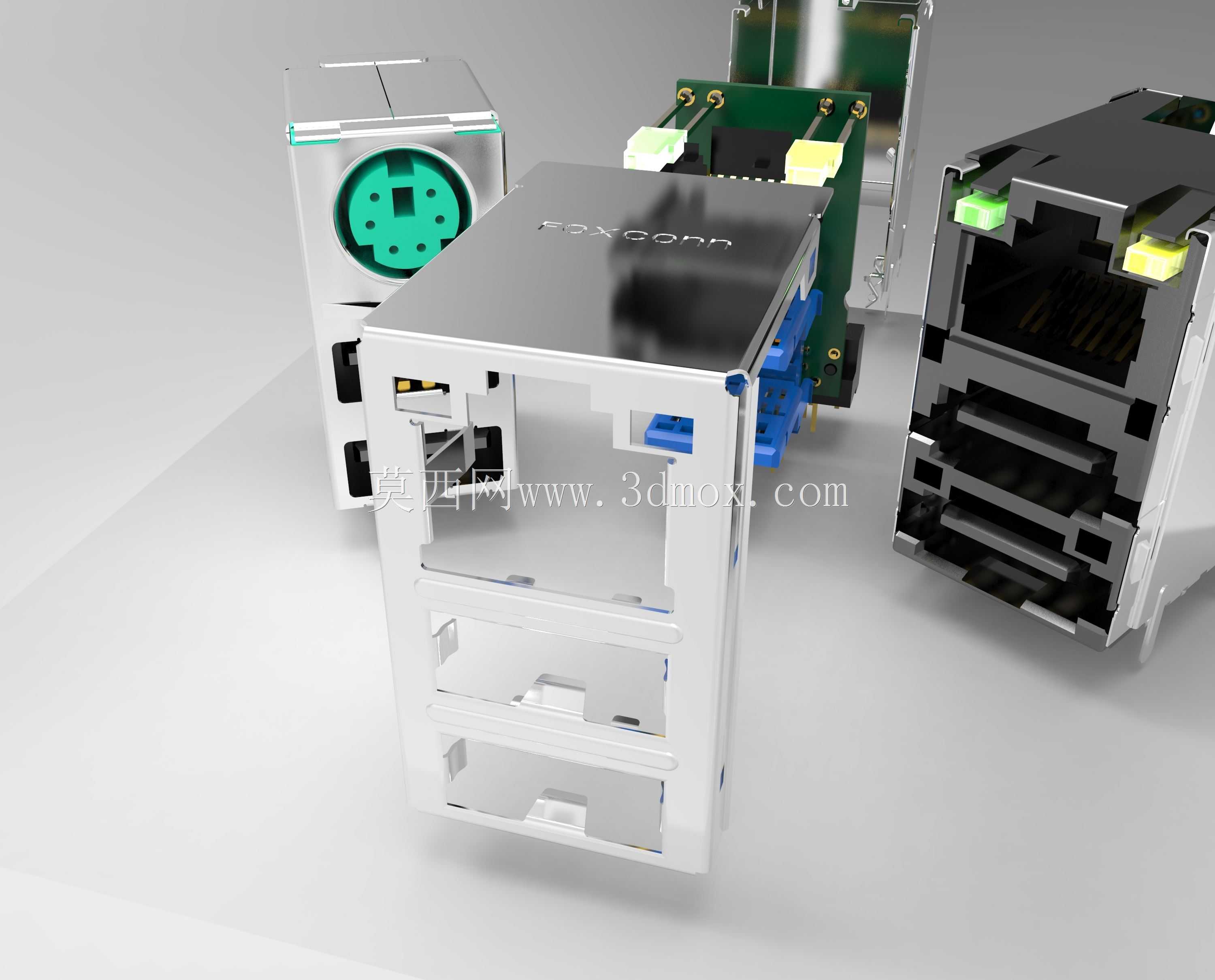 带PS2/LAN的双USB2.0/USB3.0