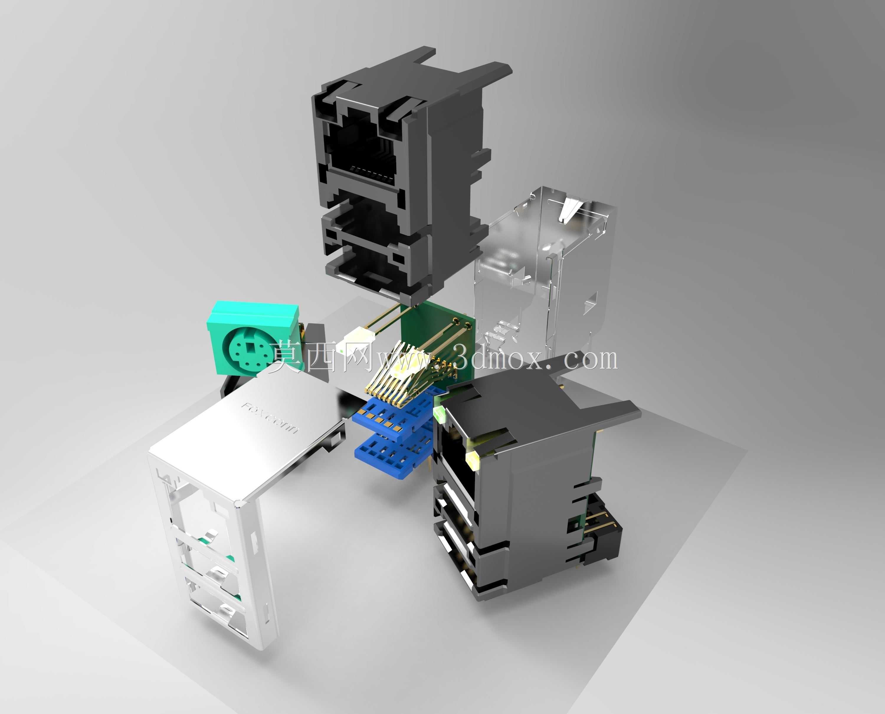 带PS2/LAN的双USB2.0/USB3.0