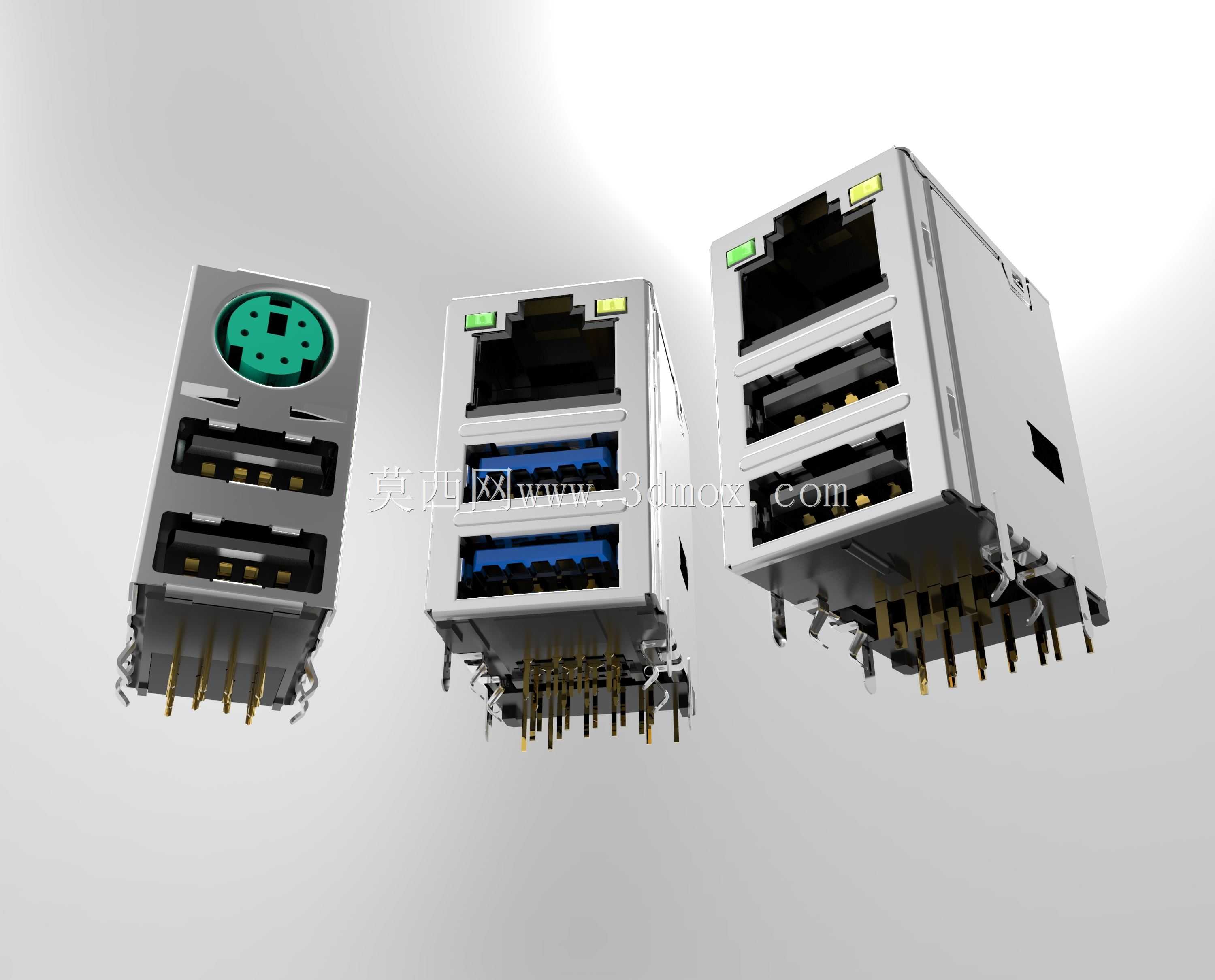 带PS2/LAN的双USB2.0/USB3.0