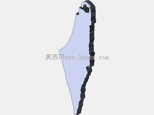 巴勒斯坦地图\u0026 3D打印机钥匙链