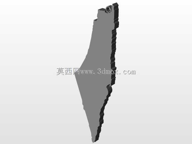 巴勒斯坦地图\u0026 3D打印机钥匙链
