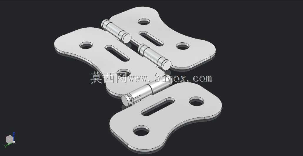 带锁紧机构的三轴铰链