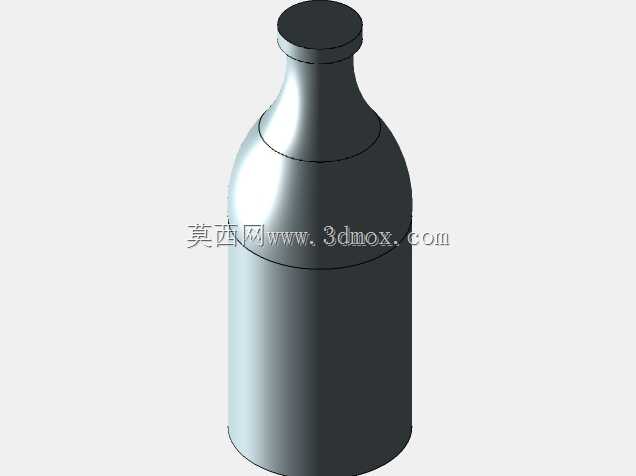瓶形单图形模型