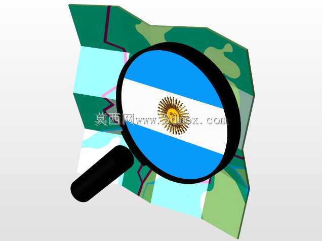 Logo 3D OpenStreetMap阿根廷