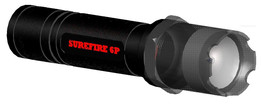 Surefire 6P手电筒,带LED插入式